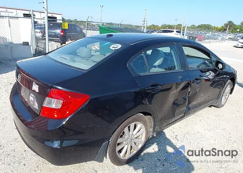2012 Honda Civic Exl из США, поврежденный, VIN 19XFB2F97CE056860
